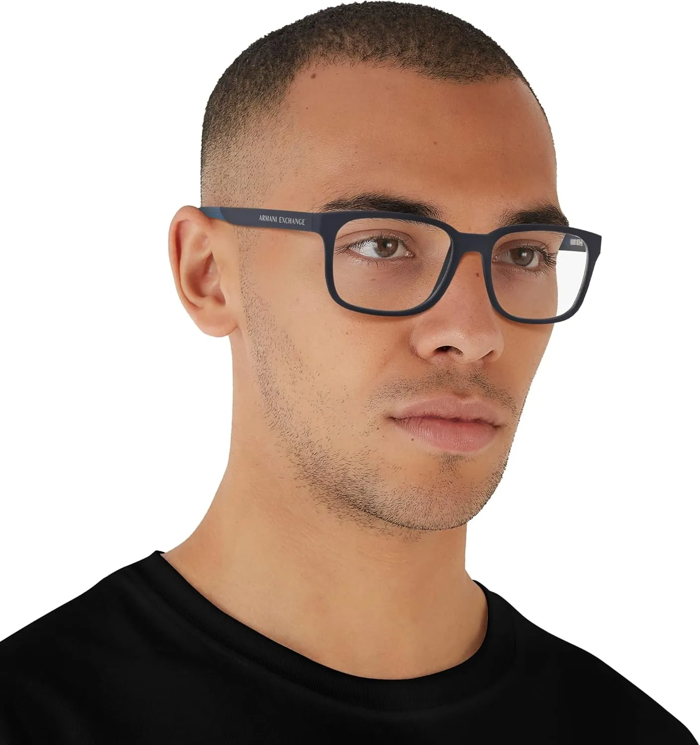 Armani Exchange Men's Ax3029 Square Prescription Eyewear Frames