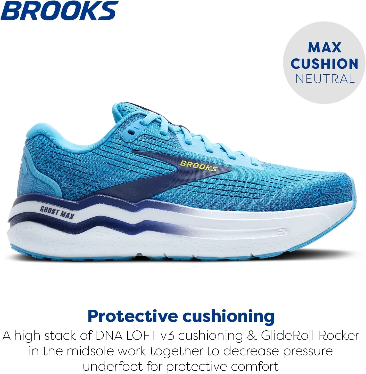 Brooks Men??s Ghost Max 2 Running and Walking Shoes