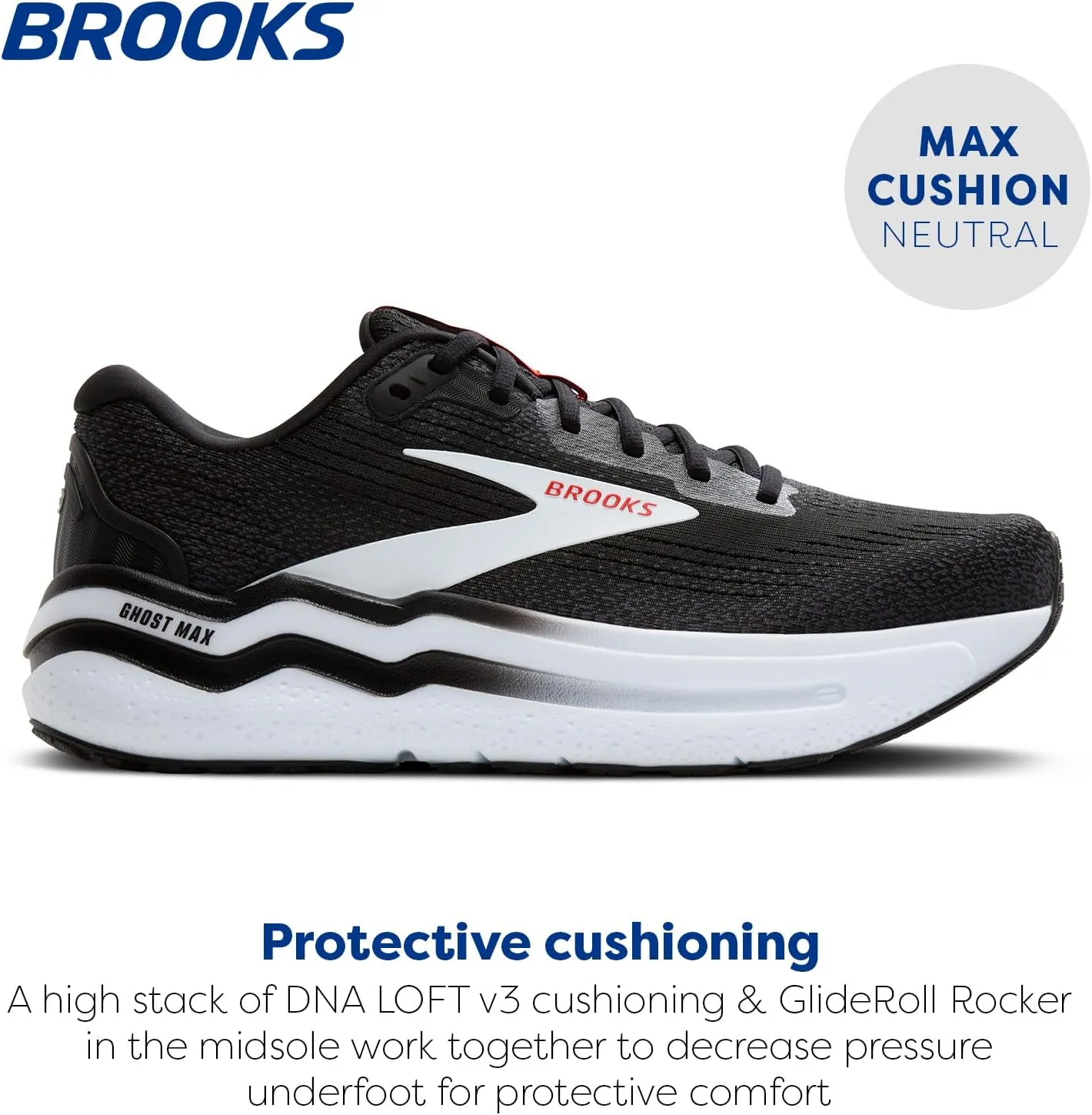 Brooks Men??s Ghost Max 2 Running and Walking Shoes
