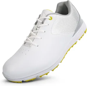 Waterproof Golf Shoes for Men Spikeless Outdoor Golf Sport Training Sneakers Classic Mens Golf Trainers Size 13 14 